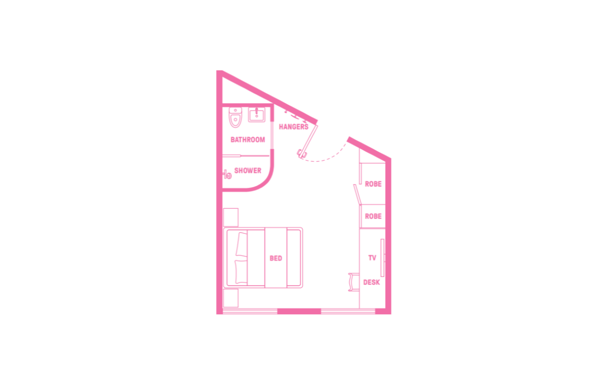  Medium Double En-Suite (Standard)  -  Scape Victoria Street  - Gallery -  2
