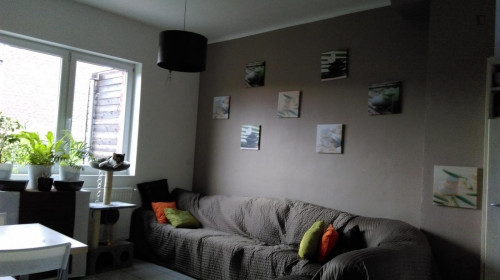 Nice Double Bedroom in Loos