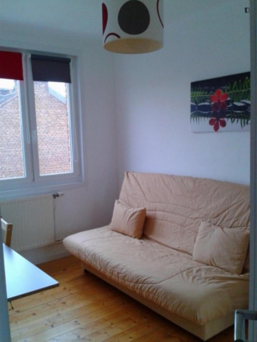 A bright Double Bedroom near Lille center