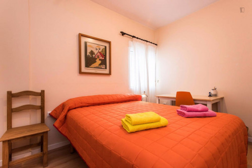 Double bedroom in a nice 4-bedroom flat, near Plaza de Antonio Martelo