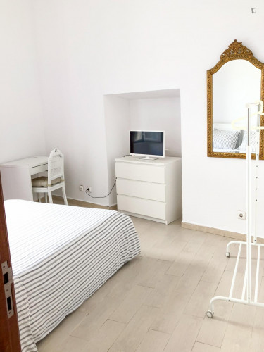 Lovely room in apartment with terrace in Lisbon