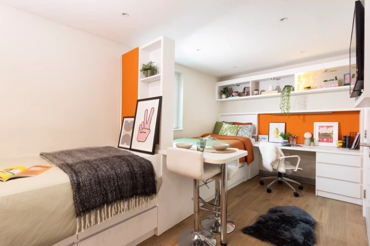  Single Shared Studio: Two Bedroom Room  -  Drapery Place  - Gallery -  1