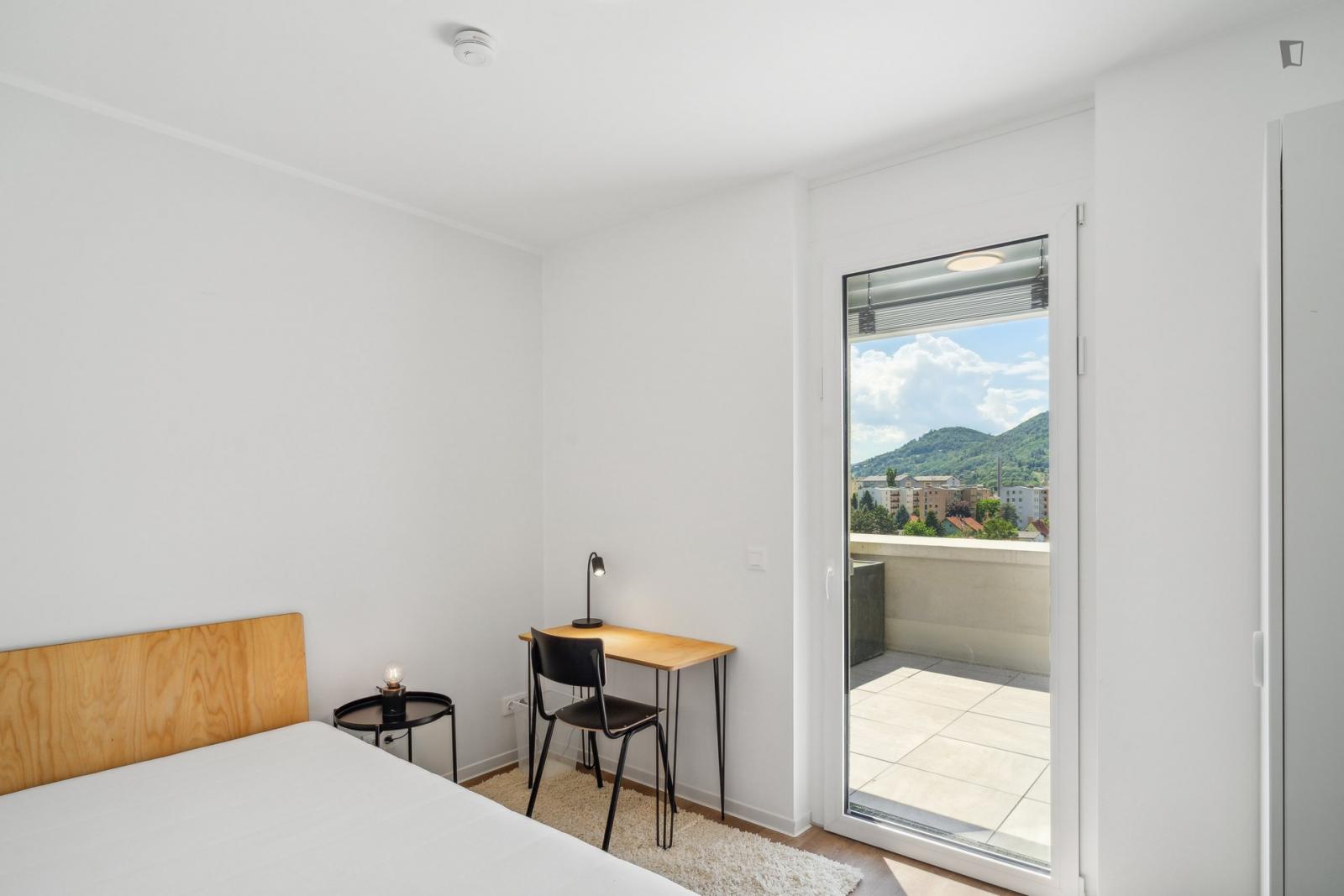 Very Nice Single Bedroom With Balcony Close To Graz Main Station  -  Very nice single bedroom with balcony close to Graz Main Station  - Gallery -  1