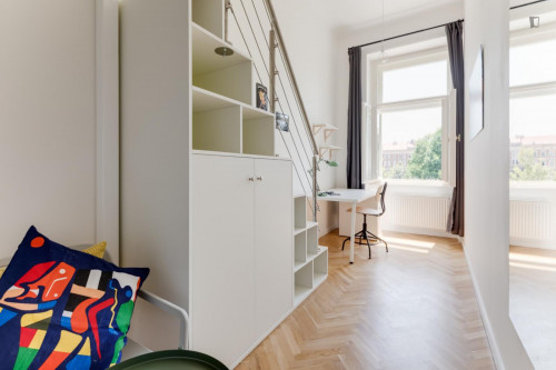 Very cool single bedroom close to Smíchov Lock