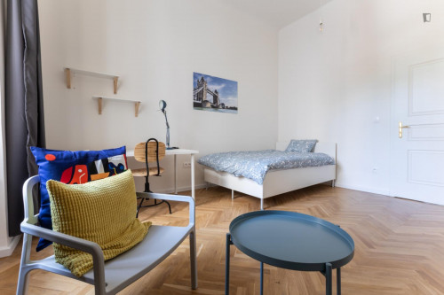 Tasteful single bedroom in Malá Strana