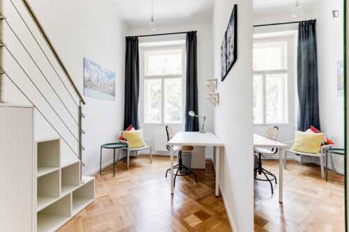 Lofty single bedroom in Malá Strana