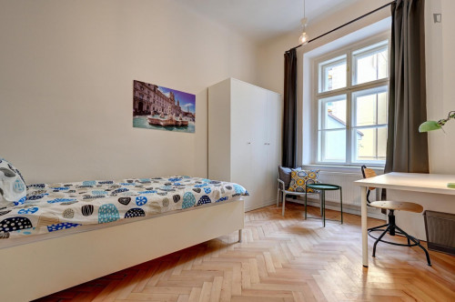 Relaxing single bedroom in Malá Strana