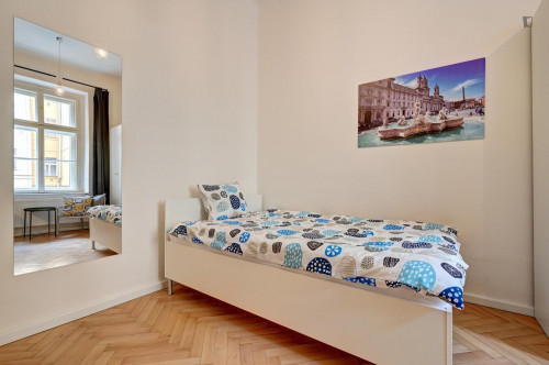 Relaxing single bedroom in Malá Strana