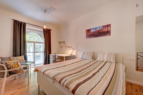 Graceful double bedroom in Malá Strana area