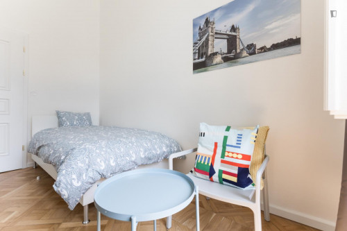 Homelike single bedroom close to the Museum Kampa