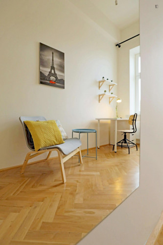 Inviting single bedroom in Žižkov