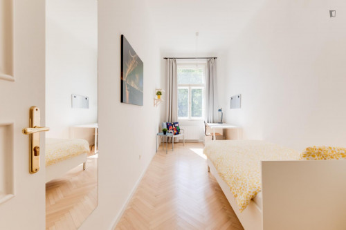 Comfy single bedroom close to Kinsky Garden