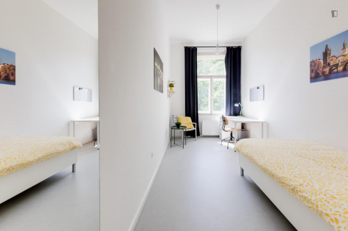 Neat single bedroom not far from Petřín Gardens
