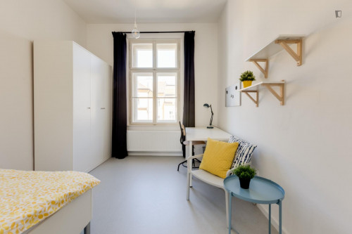 Sunny single bedroom close to Dětský Ostrov