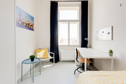 Inviting single bedroom near Dětský Ostrov
