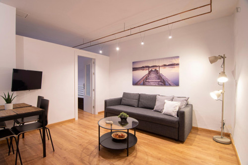 Bright 1-bedroom apartment near Plaza de Gracia