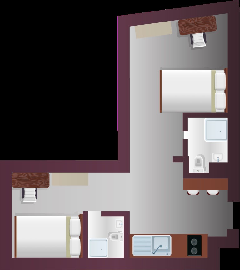  Classic 2 Bed Flat  -  Straits Village  - Gallery -  2