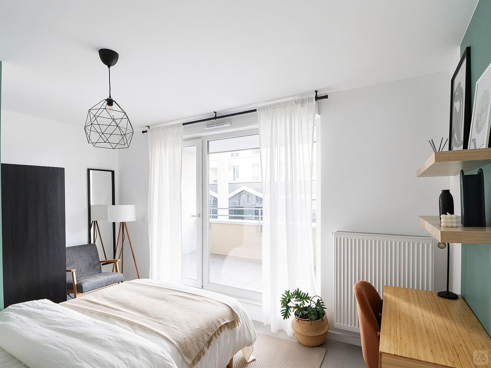 Rent This Cosy 12 M² Bedroom, With A Private Balcony, - Beautiful Renovated Apt.. nearby north of Strasbourg with Groceries Stores - Gallery - 2