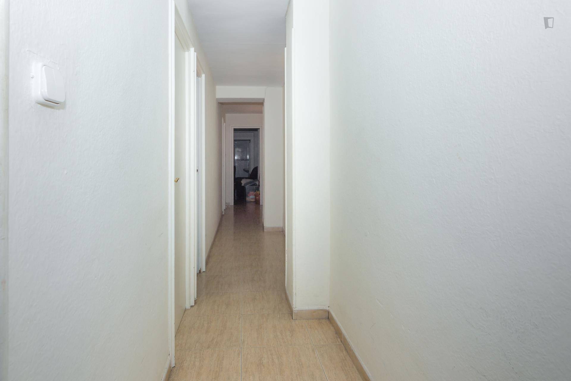 Homely single bedroom with a sunny balcony, in Campoamor