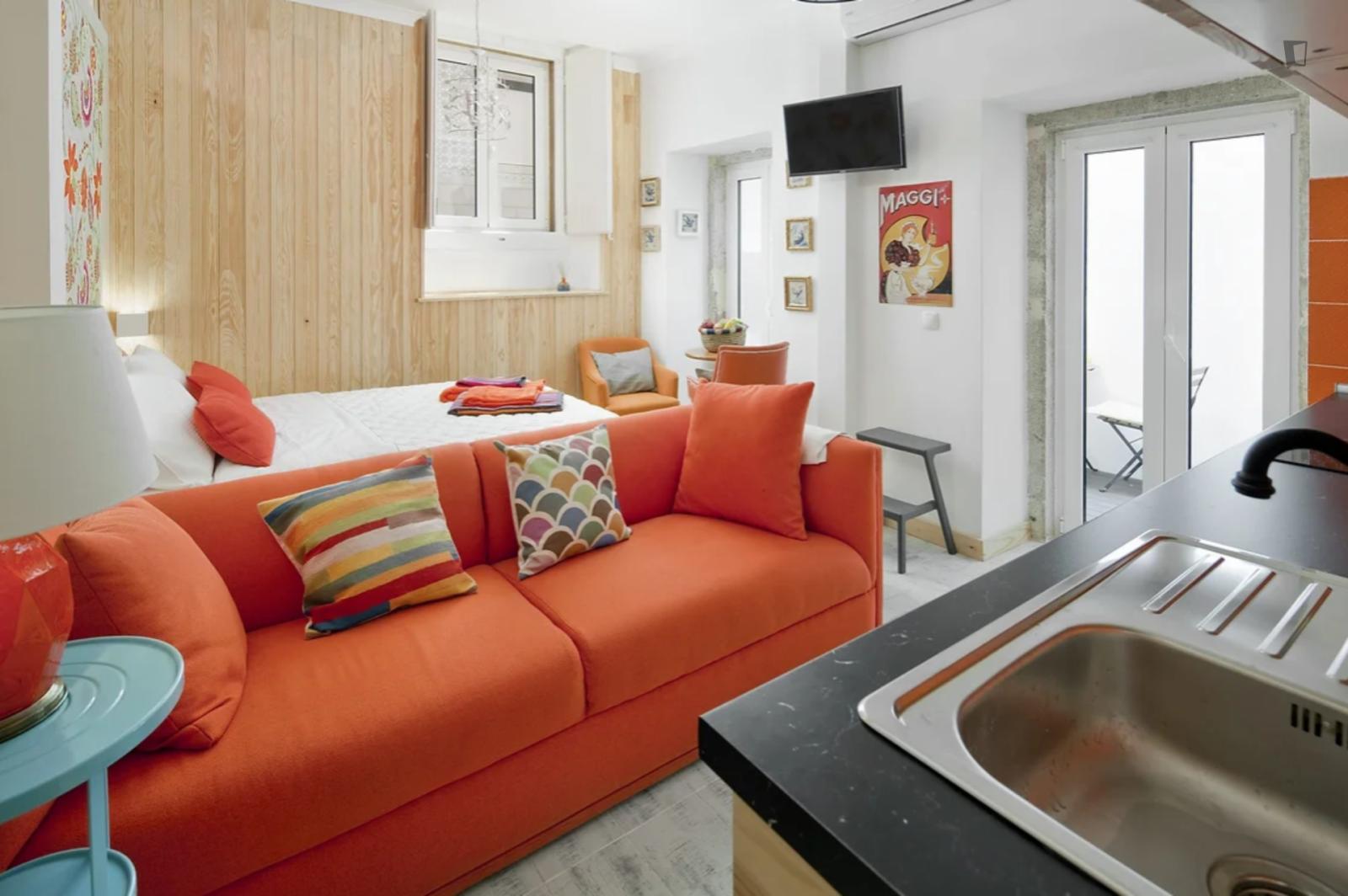 Beautiful Studio In Quiet Lapa - 1