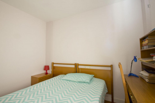 Bright double bedroom not far from Facultad de Medicina