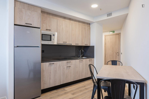 Bed in a twin bedroom with kitchen near Doctor Morales Park  - Gallery -  5