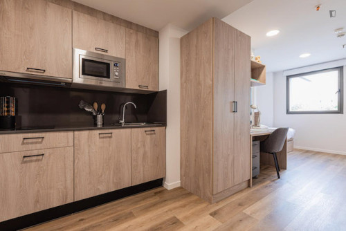 Bed in a twin bedroom with kitchen near Doctor Morales Park - Gallery - 31