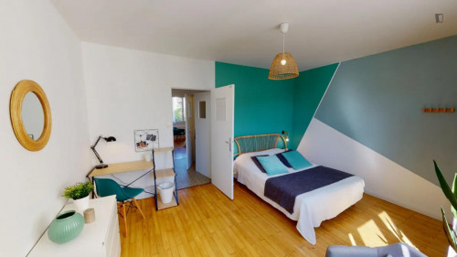 Amazing double bedroom next to the Université Jean Moulin Lyon 3