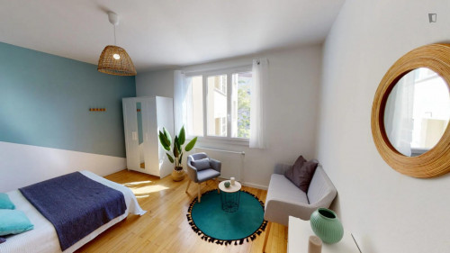 Amazing double bedroom next to the Université Jean Moulin Lyon 3