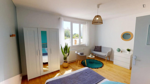 Amazing double bedroom next to the Université Jean Moulin Lyon 3