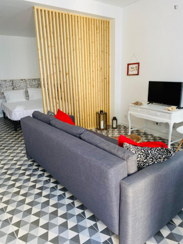 Modern Studio with a terrace close to Praia do Barril