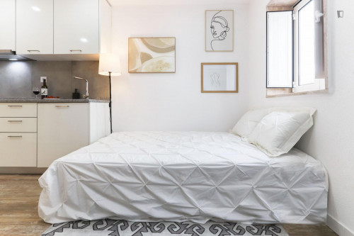 Bright studio close to Jardim do Largo da Ajuda