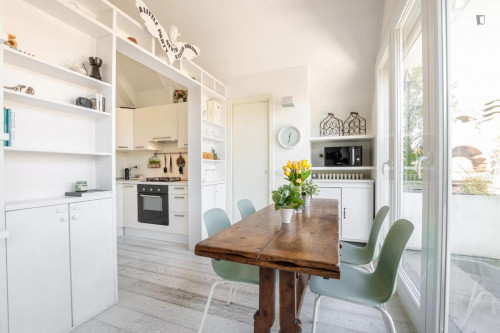 Gorgeous penthouse with spacious balcony close to Navigli