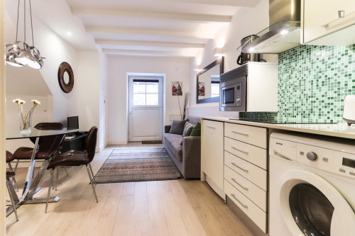 Luminous 1-bedroom flat next to Santos train station