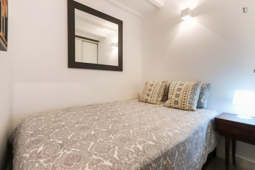 Luminous 1-bedroom flat next to Santos train station