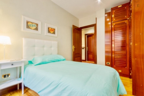 Charming single bedroom in a 5-bedroom apartment near Euskadi Plaza