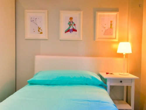 Beautiful single bedroom in a 5-bedroom apartment near Euskadi Plaza