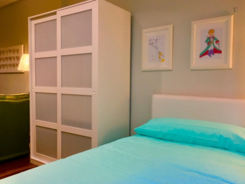 Beautiful single bedroom in a 5-bedroom apartment near Euskadi Plaza