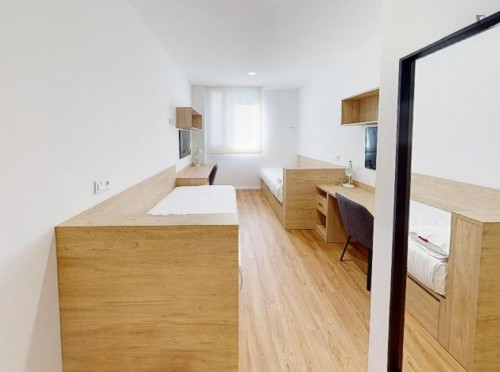 Bed in twin bedroom near S. Mames train station - Gallery - 30
