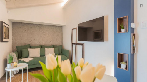 Modern 2-bedroom flat close to Alessandro Volta Statue