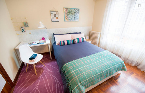 Sublime double bedroom in a student flat, in Indautxu - Gallery - 18