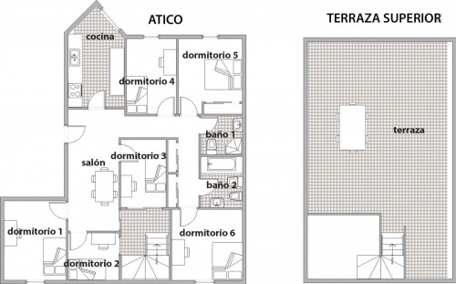 Single bedroom in a 6-bedroom apartment close to Marq - Castillo train station - Gallery - 9