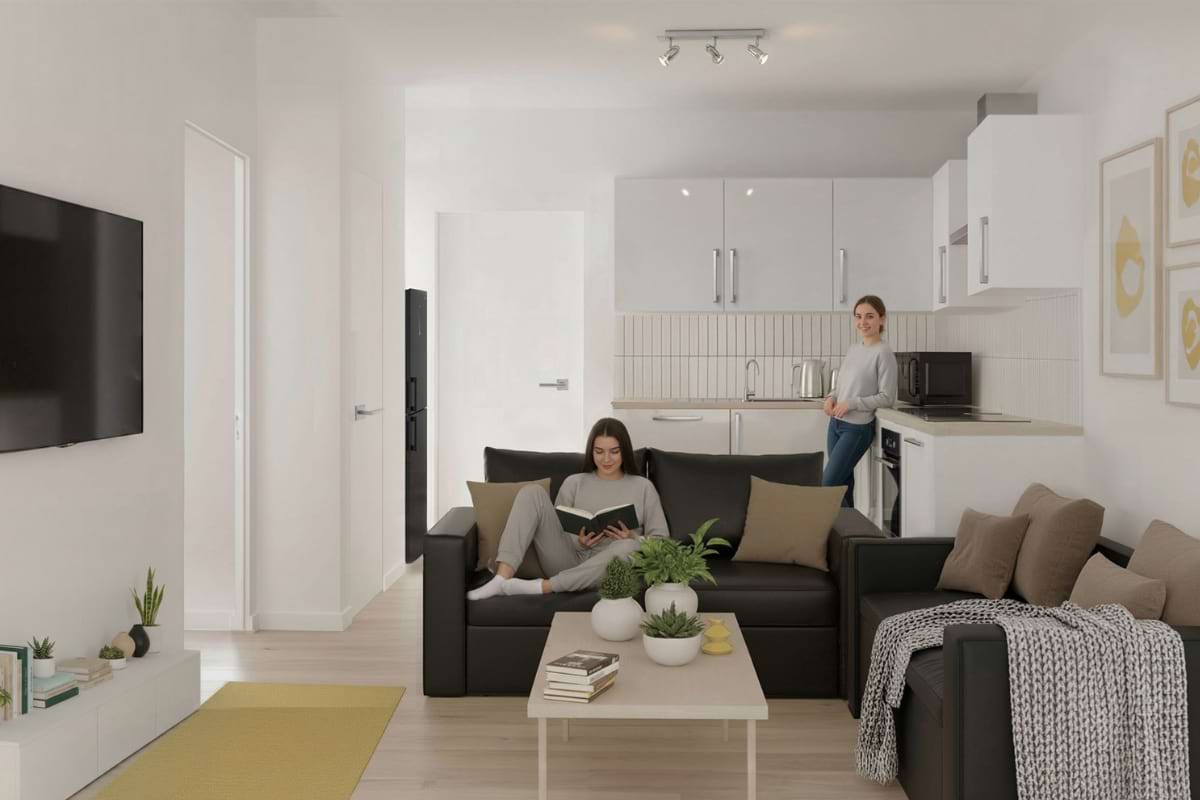 Upper Deluxe With City View 2 Bedroom Apartment - CODE Fairfax Street - Gallery - 6