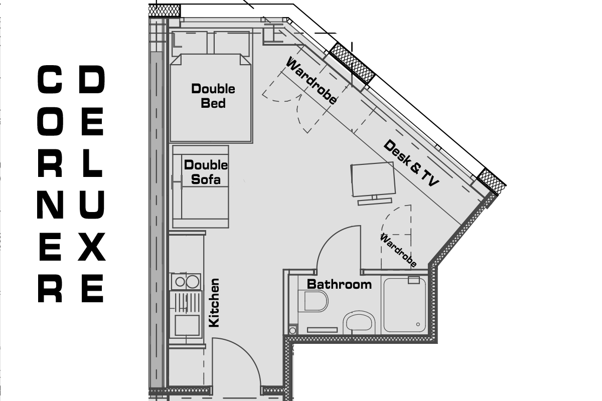 Corner Deluxe Studio - CODE Fairfax Street - Gallery - 2