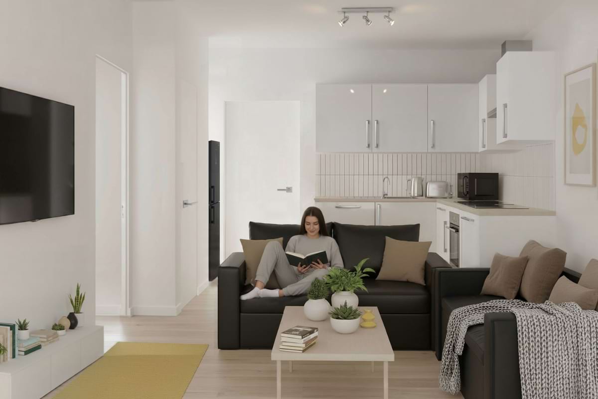 Deluxe With City View 1 Bedroom Apartment - CODE Fairfax Street - Gallery - 1