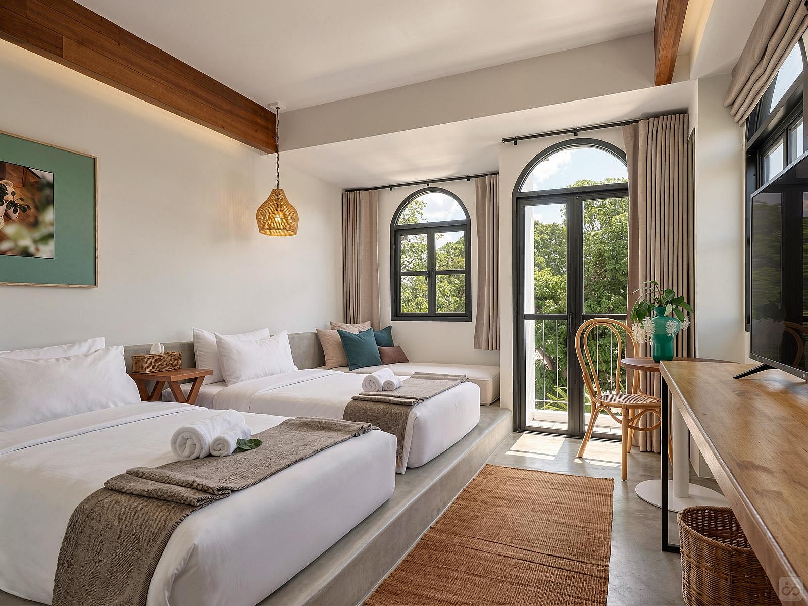 Green Studio - Gorgeous hotel near Wat Pa Khlong Kung - Gallery - 38