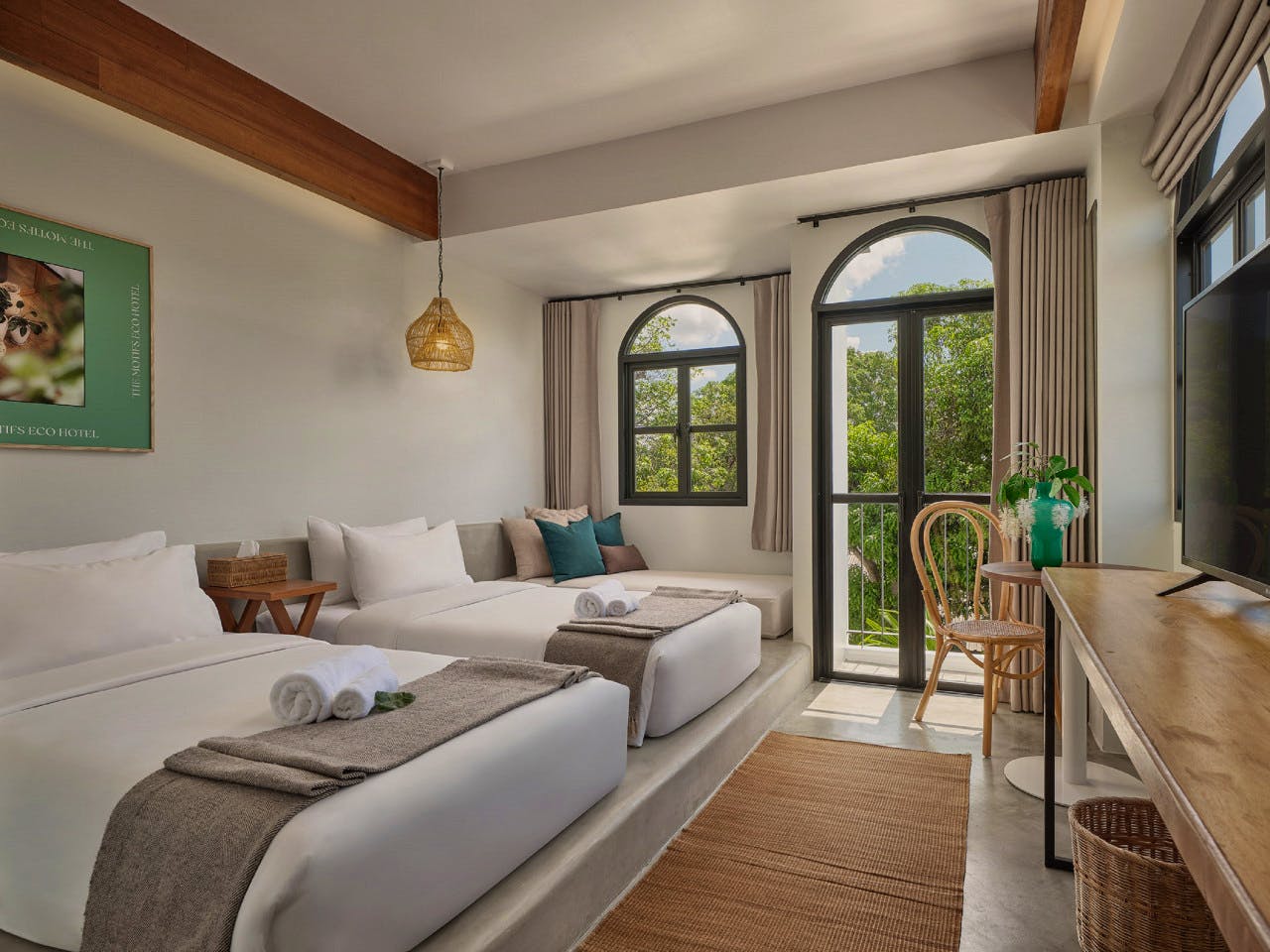  Green Studio  -  Gorgeous hotel near Wat Pa Khlong Kung Residence  - Gallery -  10