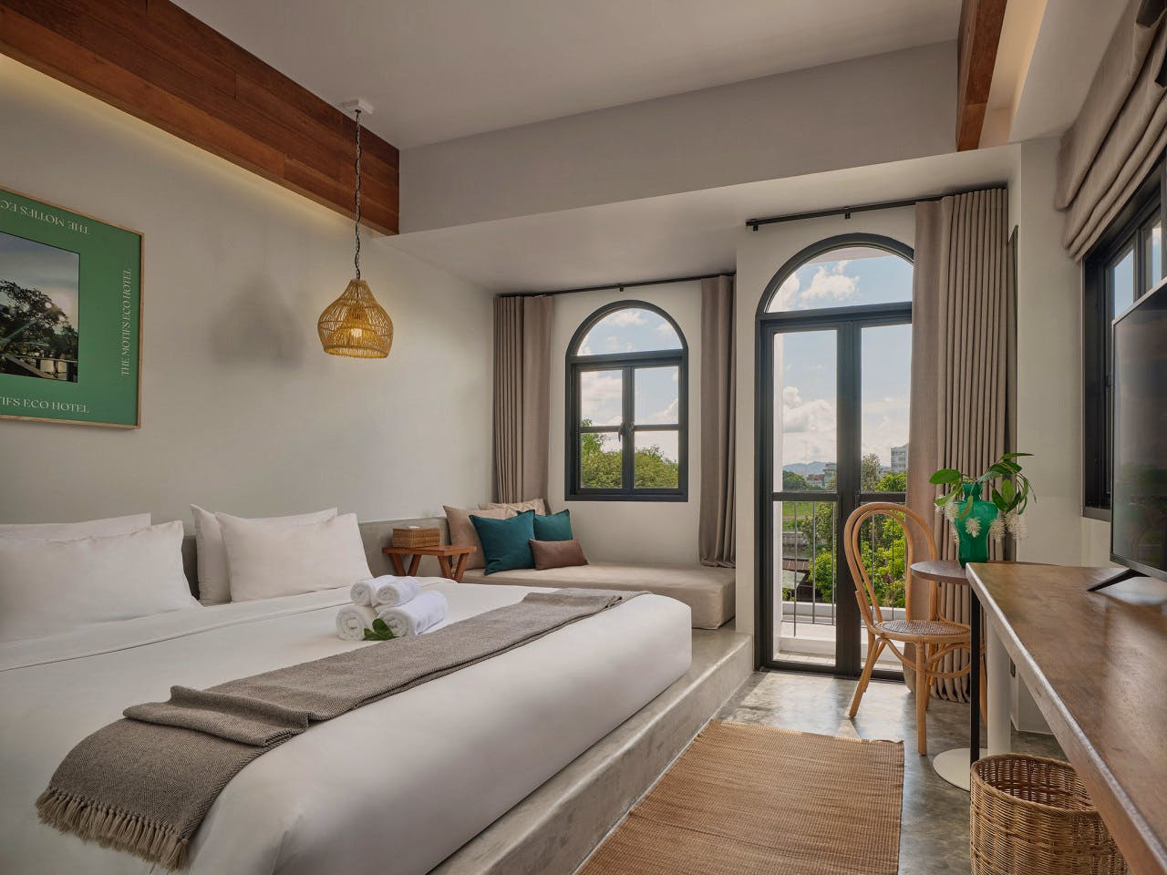 Green Studio - Gorgeous hotel near Wat Pa Khlong Kung - Gallery - 1