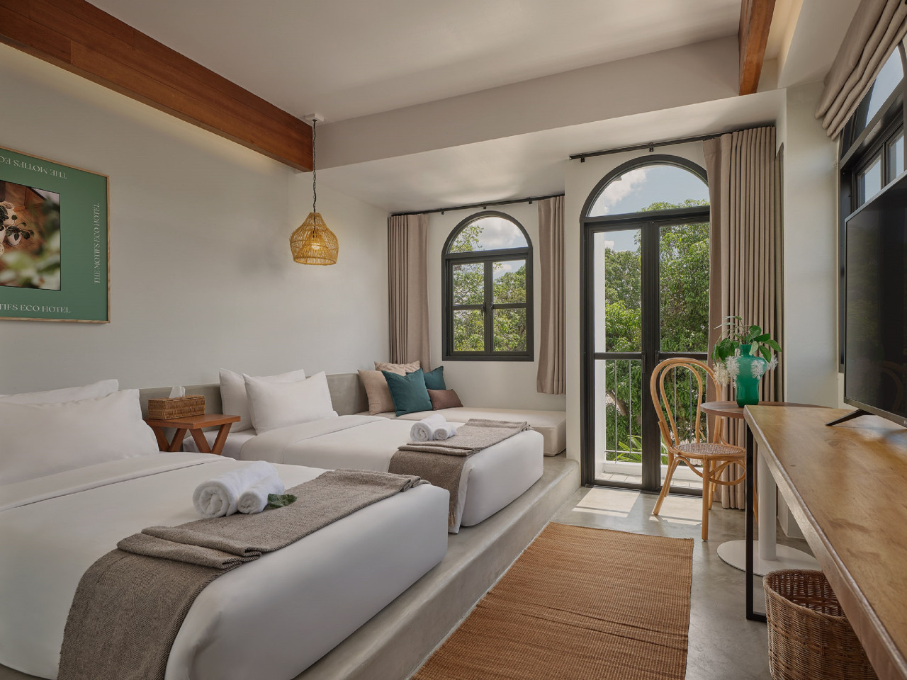 Green Studio - Gorgeous hotel near Wat Pa Khlong Kung - Gallery - 17