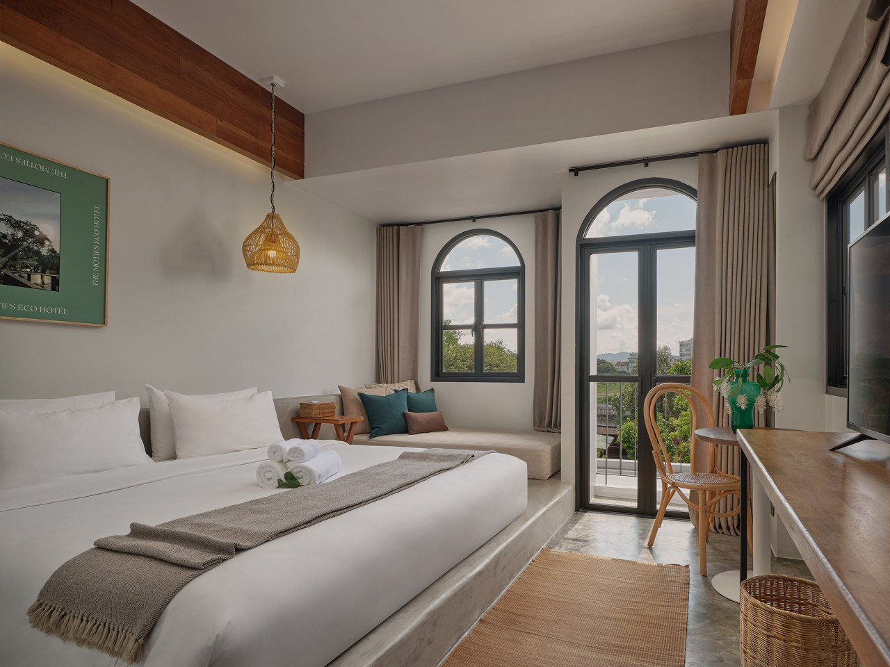  Green Studio  -  Gorgeous hotel near Wat Pa Khlong Kung Residence  - Gallery -  15